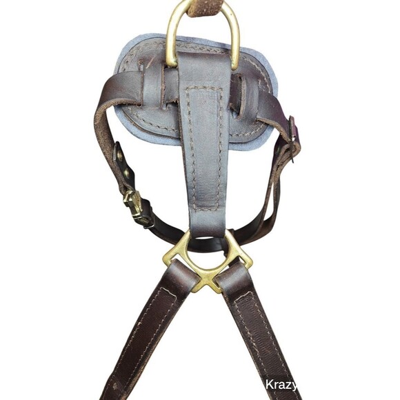ForDogTrainers FDT H10 XL Leather Agitation Harness Brass Quick-Release Ret $170 - Picture 8 of 12